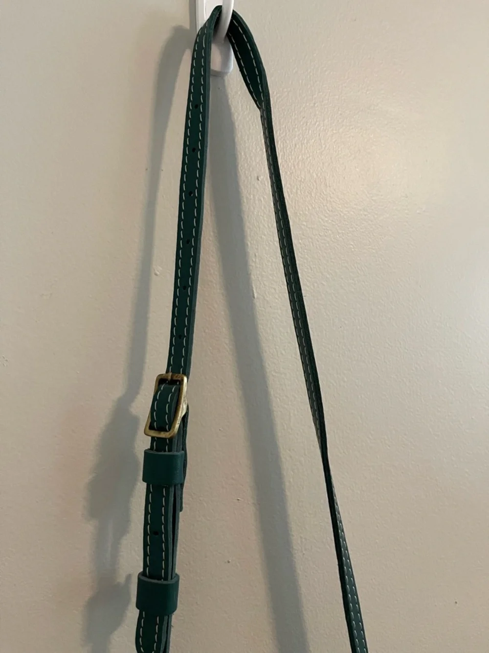 Portland Leather Peacock Metro Mini Crossbody Purse - Picture 6 of 7